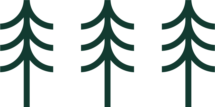 3 Trees Dark Green